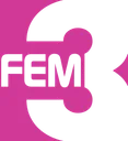 ONE| FEM3 ᴿᴬᵂ logo