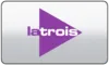 BE| LA TROIS HD logo